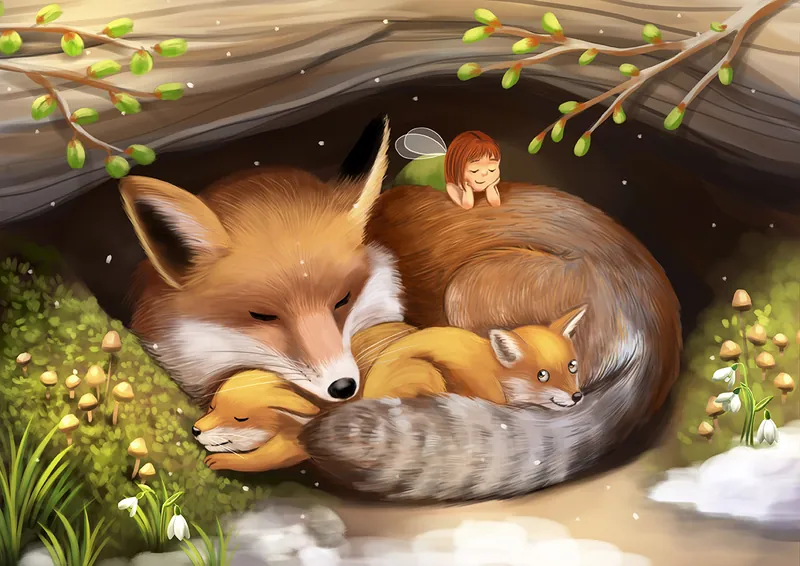 Little Fairy Lia – ilustrație
