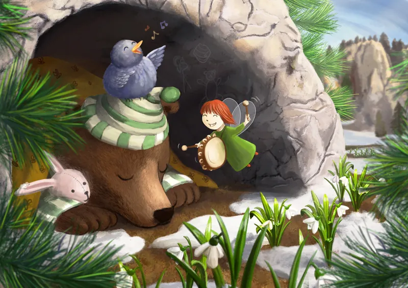 Little Fairy Lia – ilustrație