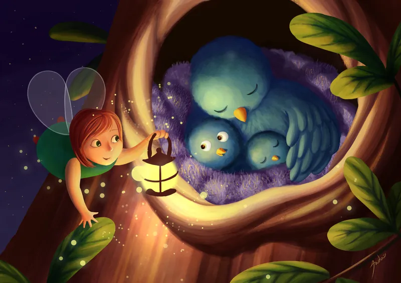 Little Fairy Lia – ilustrație