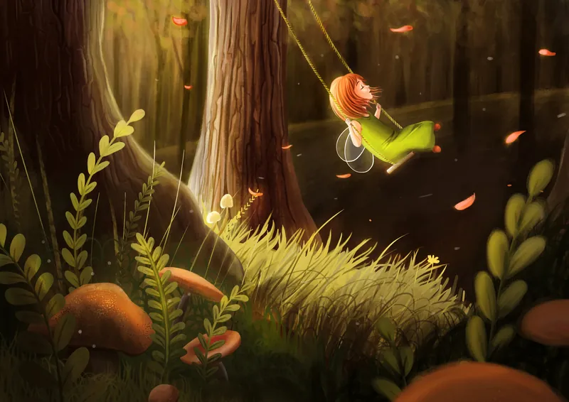 Little Fairy Lia – ilustrație