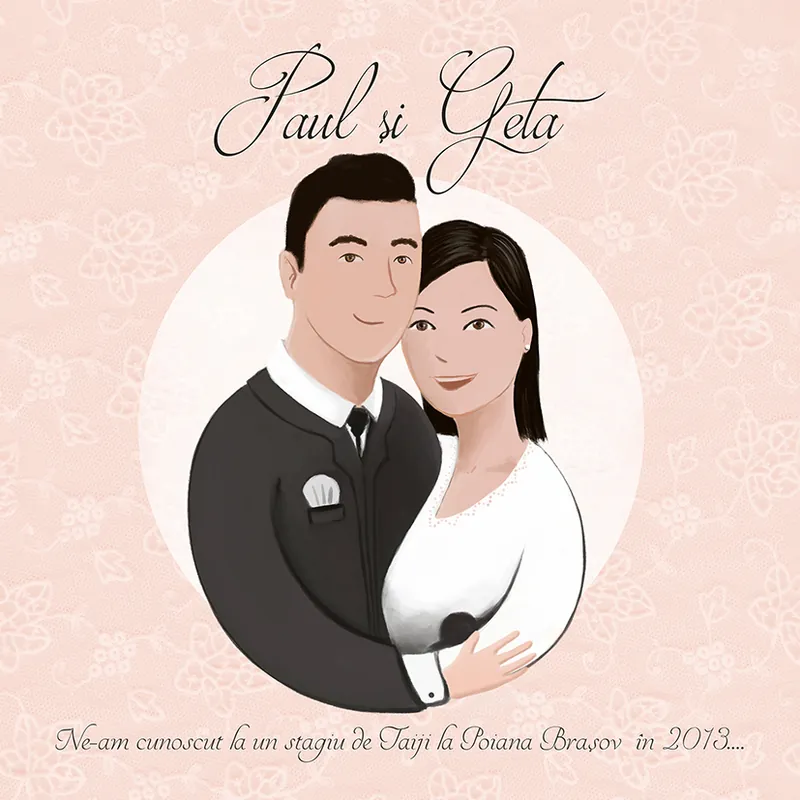 Wedding card designs – ilustrație